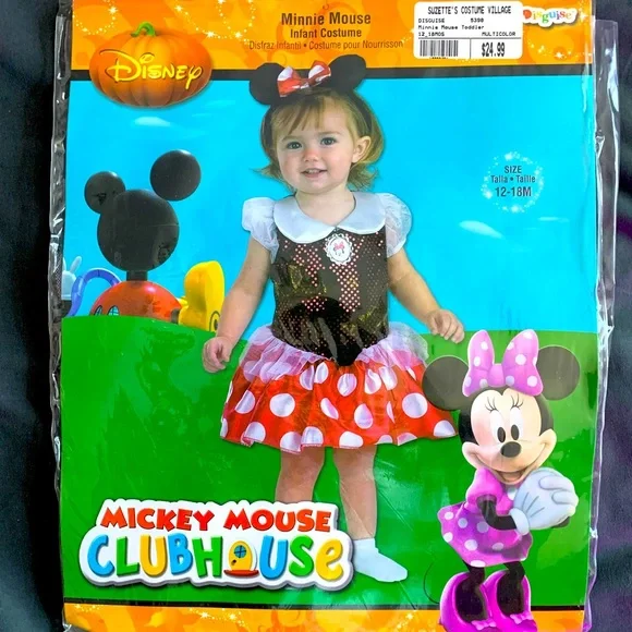 Disguise Costumes Nwt Baby Minnie Mouse Halloween Costume